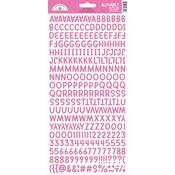 Bubblegum Alphabet Soup Puffy Stickers - Doodlebug - PRE ORDER