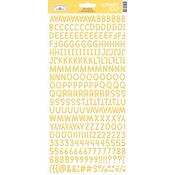 Bumblebee Alphabet Soup Puffy Stickers - Doodlebug - PRE ORDER