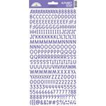 Lilac Alphabet Soup Puffy Stickers - Doodlebug - PRE ORDER