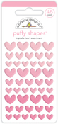 Cupcake Heart Puffy Shapes - Doodlebug - PRE ORDER