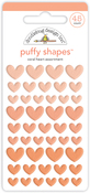 Coral Heart Puffy Shapes - Doodlebug - PRE ORDER