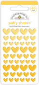 Bumblebee Heart Puffy Shapes - Doodlebug - PRE ORDER