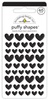 Beetle Black Heart Puffy Shapes - Doodlebug