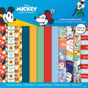 Mickey & Minnie Disney 8x8 Card Making Pad -  Creative Expressions