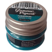Turquoise Glamour Powder Pigment - Stamperia