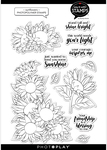Sunflowers 6x8 Stamps - Photoplay