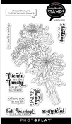 Chrysanthemums 4x6 Stamps - Photoplay