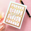 Stained Glass Hot Foil Plate - Pinkfresh