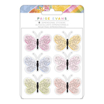 Garden Shoppe Dimensional Butterflies Stickers - Paige Evans