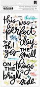 Print Shop Perfect Day Phrase & Accent Puffy Thickers - Vicki Boutin
