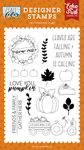 Love You Pumpkin Stamp Set - Fall Fever - Echo Park - PRE ORDER