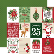 Journaling 3x4 Cards Paper - The Magic Of Christmas - Echo Park
