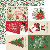 Journaling 6x4 Cards Paper - The Magic Of Christmas - Echo Park
