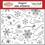 Blizzard Magic Stencil - The Magic Of Christmas - Echo Park - PRE ORDER