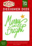Merry And Birght Star Die Set - The Magic Of Christmas - Echo Park