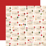 Santa's Mailroom Paper - Letters To Santa - Carta Bella - PRE ORDER