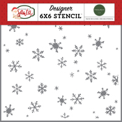 Christmas Day Snowfall Stencil - Letters To Santa - Carta Bella