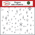 Very Merry Snow Stencil - Letters To Santa - Carta Bella - PRE ORDER