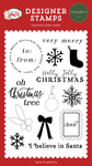 I Believe In Santa Stamp Set - Letters To Santa - Carta Bella
