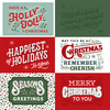 Journaling 6x4 Cards Paper - Christmas Salutations No. 2 - Echo Park