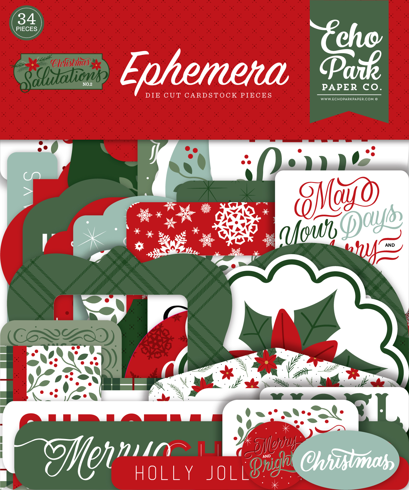 Echo Park > A Perfect Christmas > A Perfect Christmas Enamel Shapes Echo Park A Cherry On Top