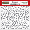 Good Tidings Greenery 6x6 Stencil - Christmas Salutations No. 2 - Echo Park