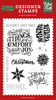 Sending You Tidings Stamp Set - Christmas Salutations No. 2 - Echo Park