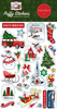 White Christmas Puffy Stickers - Carta Bella
