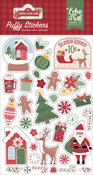 Santa Claus Lane Puffy Stickers - Echo Park