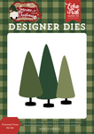 Trimmed Trees Die Set - Gnome For Christmas - Echo Park - PRE ORDER
