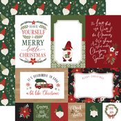 Journaling 4x6 Cards Paper - Gnome For Christmas - Echo Park - PRE ORDER
