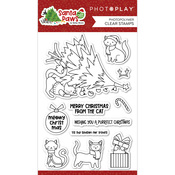 Cat 4x6 Stamp Set - Santa Paws - Photoplay