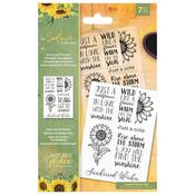 Sunkissed Wishes Clear Acrylic Stamps - Crafters Companion - PRE ORDER