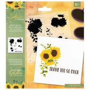 Sunflower Bouquet Photopolymer Stamps - Crafters Companion - PRE ORDER