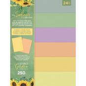 Natures Garden Sunflower Luxury Linen Card - Crafters Companion