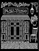 Place du Tango Stencil - Desire - Stamperia