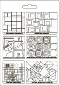 Squares A4 Soft Mould - Bauhaus - Stamperia