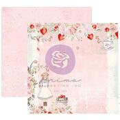 Strawberry Milkshake Foil Accented Paper - Strawberry Milkshake - Prima