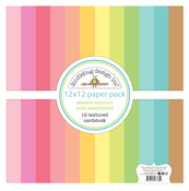 Seaside Summer Textured Cardstock Paper Pack - Doodlebug - PRE ORDER