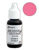 Rosey Posey Archival Ink™ Pad Re-Inker - Wendy Vecchi