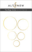 Fine Rings: Circles Hot Foil Plate Set - Altenew
