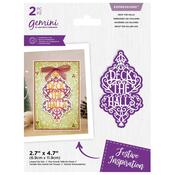 Deck The Halls Gemini Expressions Dies - Crafters Companion