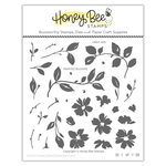 Painted Blooms 6x6 Stamp Set - Honey Bee
