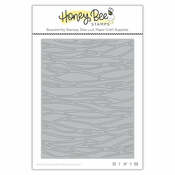 Waves Pierced A2 Cover Plate - Honey Cuts - Honey Bee