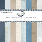 Vintage Artistry Serenity - Solids 12x12 Collection Pack - 49 And Market