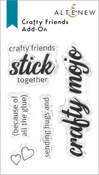 Crafty Friends Add-On Stamp Set - Altenew
