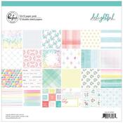 Delightful 12x12 Paper Pack - Pinkfresh Studio