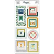 Simply The Best Chipboard Frames Stickers - Pinkfresh Studio - PRE ORDER