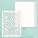 Trellis 6x8 Chipboard Album Base - Mintay Chippies - Mintay Papers - PRE ORDER