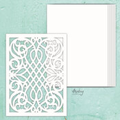 Trellis 6x8 Chipboard Album Base - Mintay Chippies - Mintay Papers